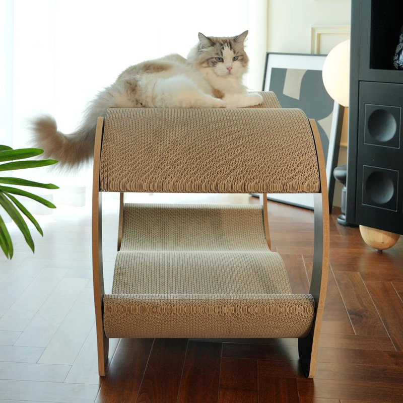 Tucker Murphy Pet™ Fairela - Double Curved Cardboard Cat